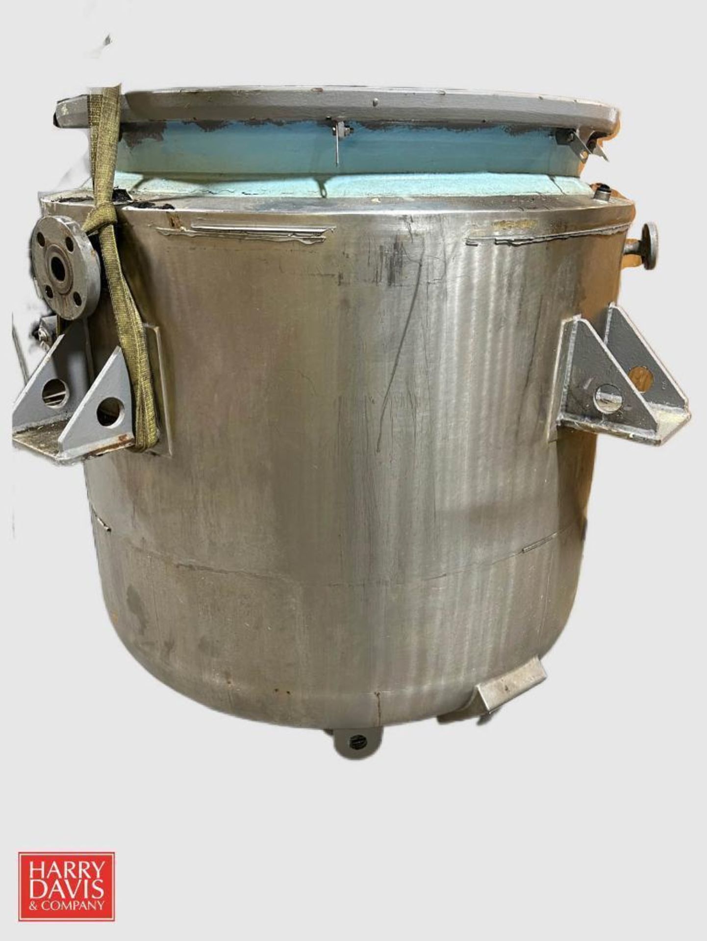 De Dietrich 200 Gallon Glass Lined Jacketed Reactor Tank