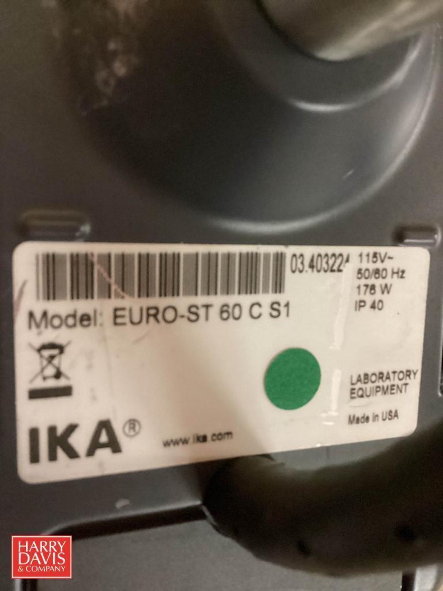 IKA EUROSTAR 60 Digital Overhead Stirrer; EURO-ST 60 C S1 - Image 3 of 3