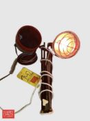 (2) Articulating and Kodak Safelight Darkroom Lamp