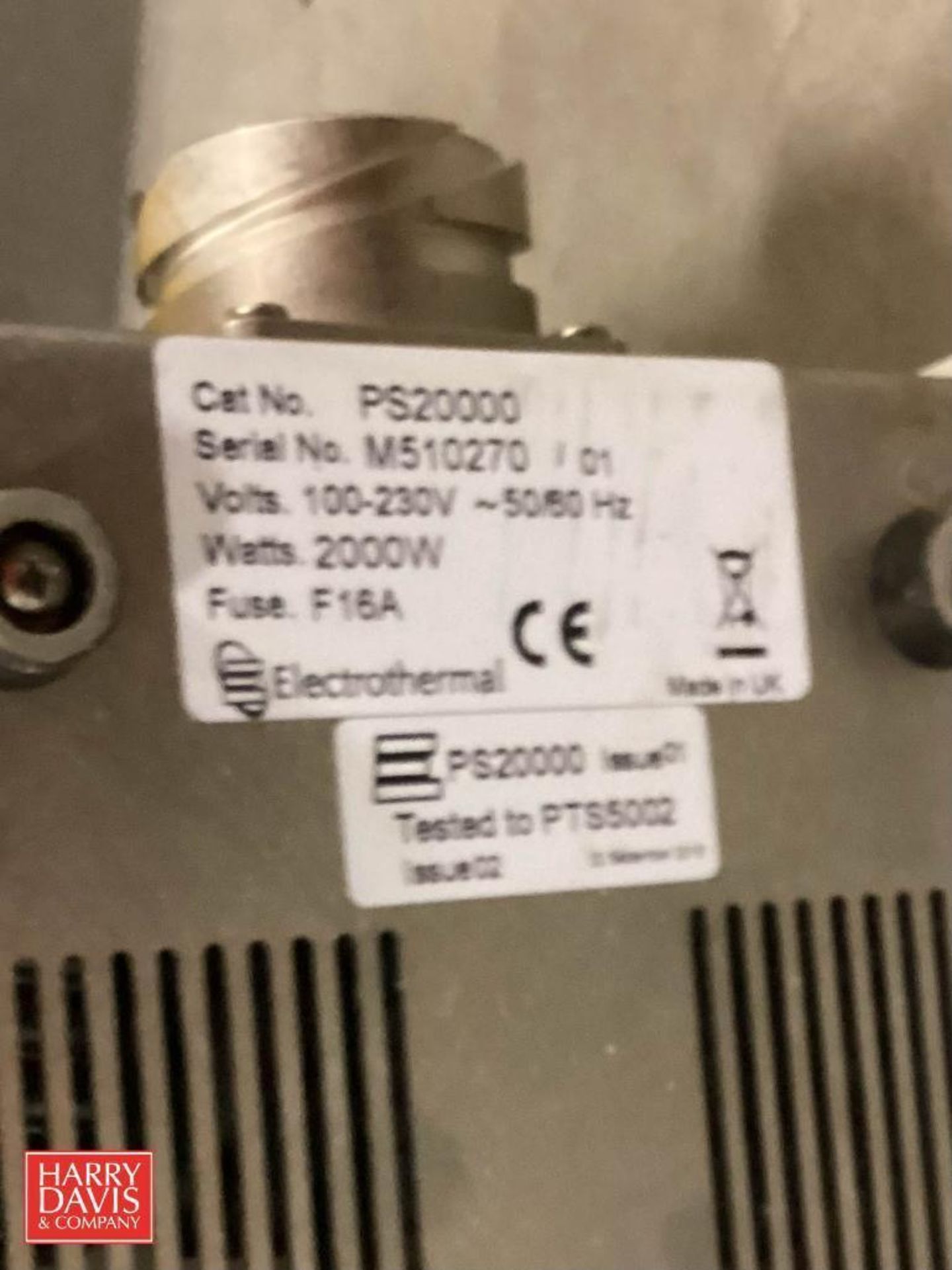 Electrothermal Engineering PS20000 Integrity 10 Reaction Station with Power Supply / Melting Point - Image 3 of 5