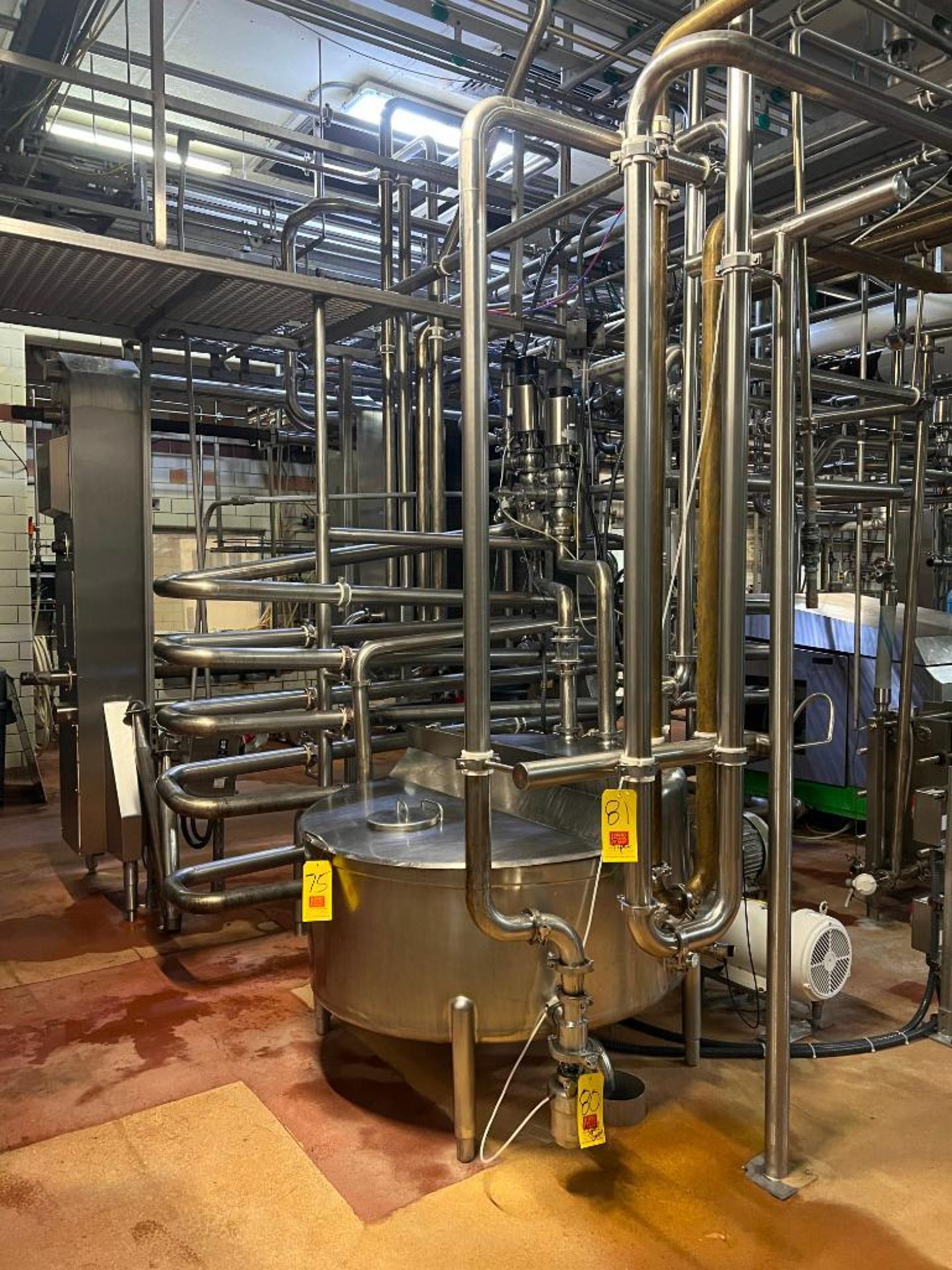 BULK BID (Lots 73-82): 3,800 Gallon/HR HTST Pasteurization System with AGC Plate Heat Exchanger