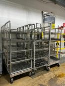 S/S Bossie Carts, Dimensions = 26" Width x 2' Depth x 66" Height - Rigging Fee: $200