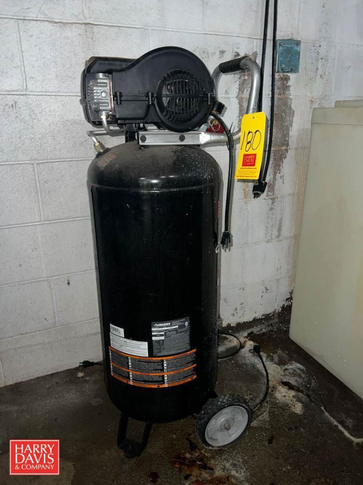 Husky 200 PSI, 1.3 HP Air Compressor, Model: C202H with 20 Gallon Tank - Rigging Fee: $75 - Image 2 of 2