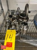 Assorted S/S Check Valves, Blow Downs and Fittings - Rigging Fee: $75