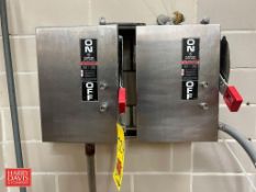 GE Heavy Duty S/S Safety Switches - Rigging Fee: $400
