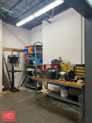 Dayton 20" Drill Press and 8" Bench Grinder, KAR Products Hardware Boxes with Hardware, Craftsman