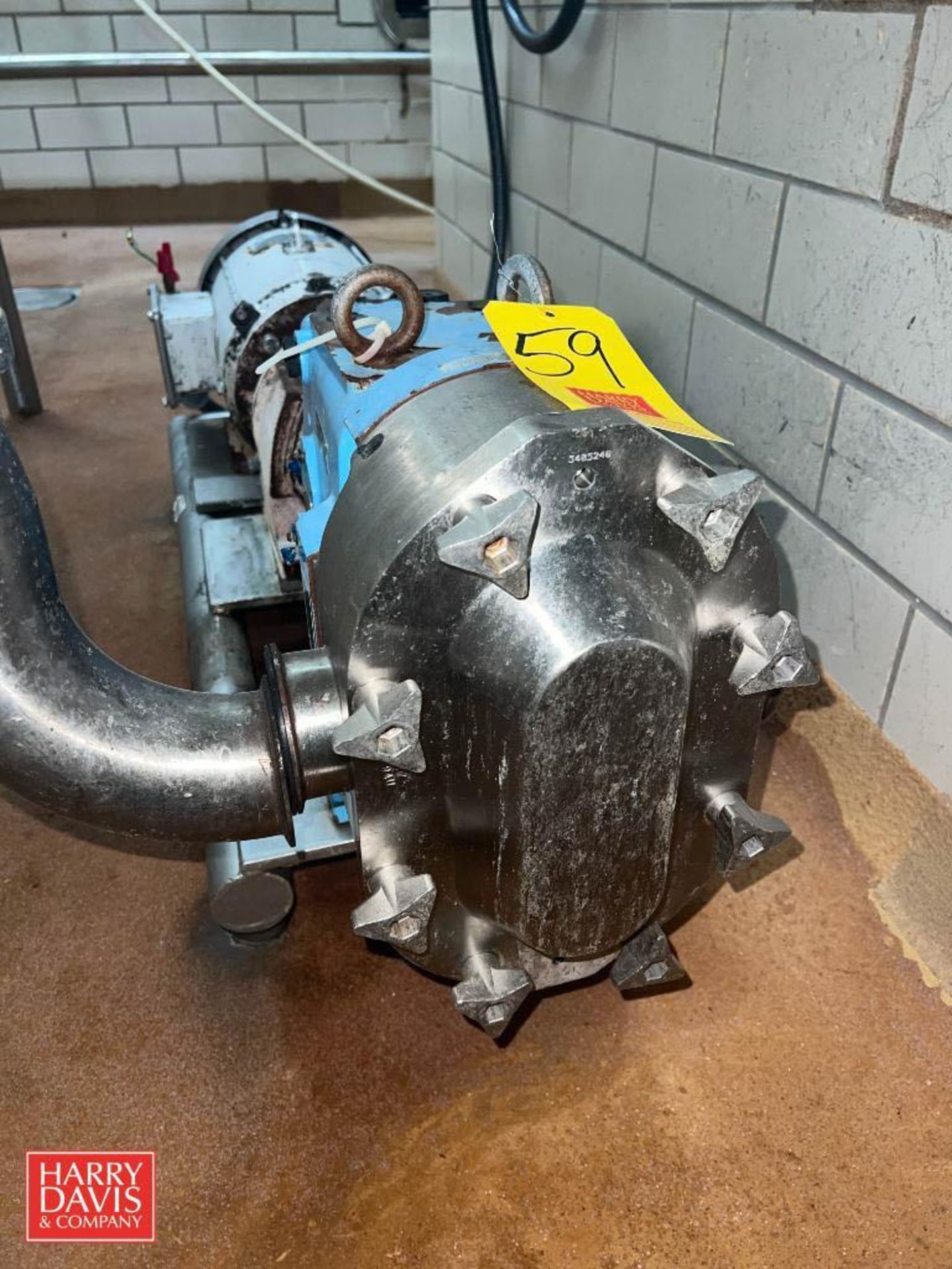 2018 SPX Positive Displacement Pump, Model: 130U2, S/N: 1000003405248 with 3" S/S Head, Clamp-Type