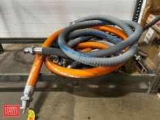 Assorted Suction/Discharge Hoses with Fittings and Clamps - Rigging Fee: $150