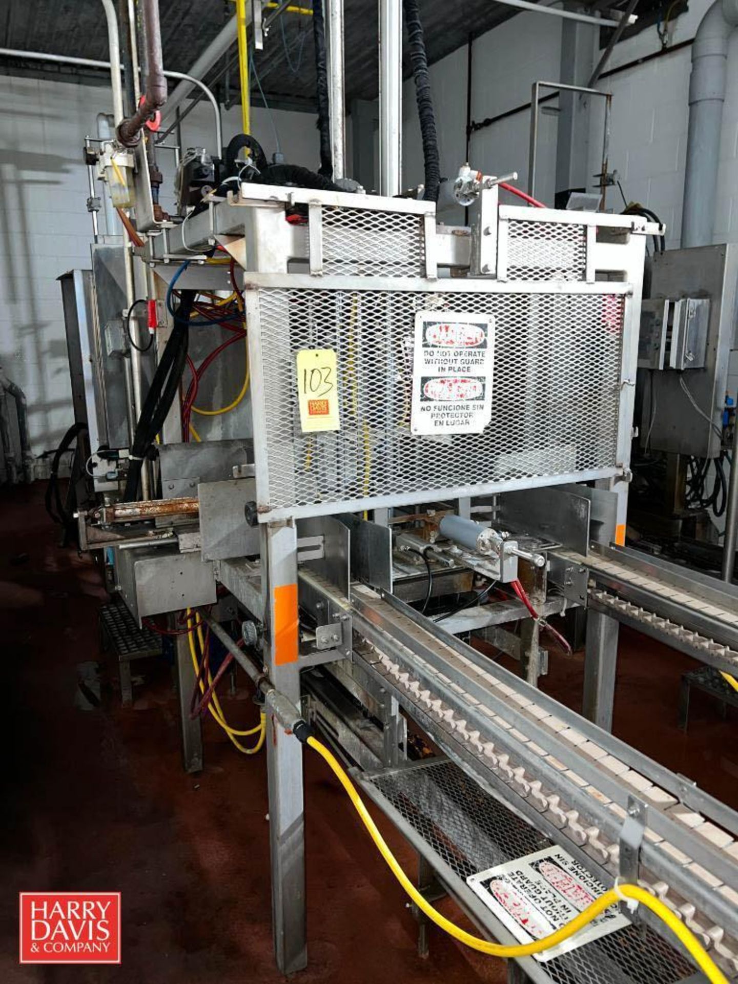 S/S Caser with Allen-Bradley SLC 5/03 CPU with (5) I/O Cards and Power Supply - Rigging Fee: $3,00