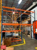 Sections Pallet Racking, Dimensions = 14' x 8' - Rigging Fee: $900