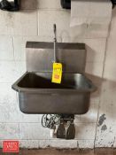 S/S Hand Sink with Knee Controls - Rigging Fee: $100