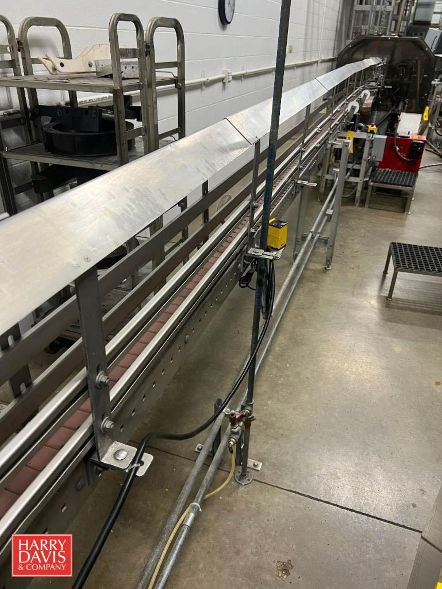 S/S Framed Power Conveyor with S/S Hood, Dimensions = 20' x 3.5" - Rigging Fee: $600 - Image 2 of 2