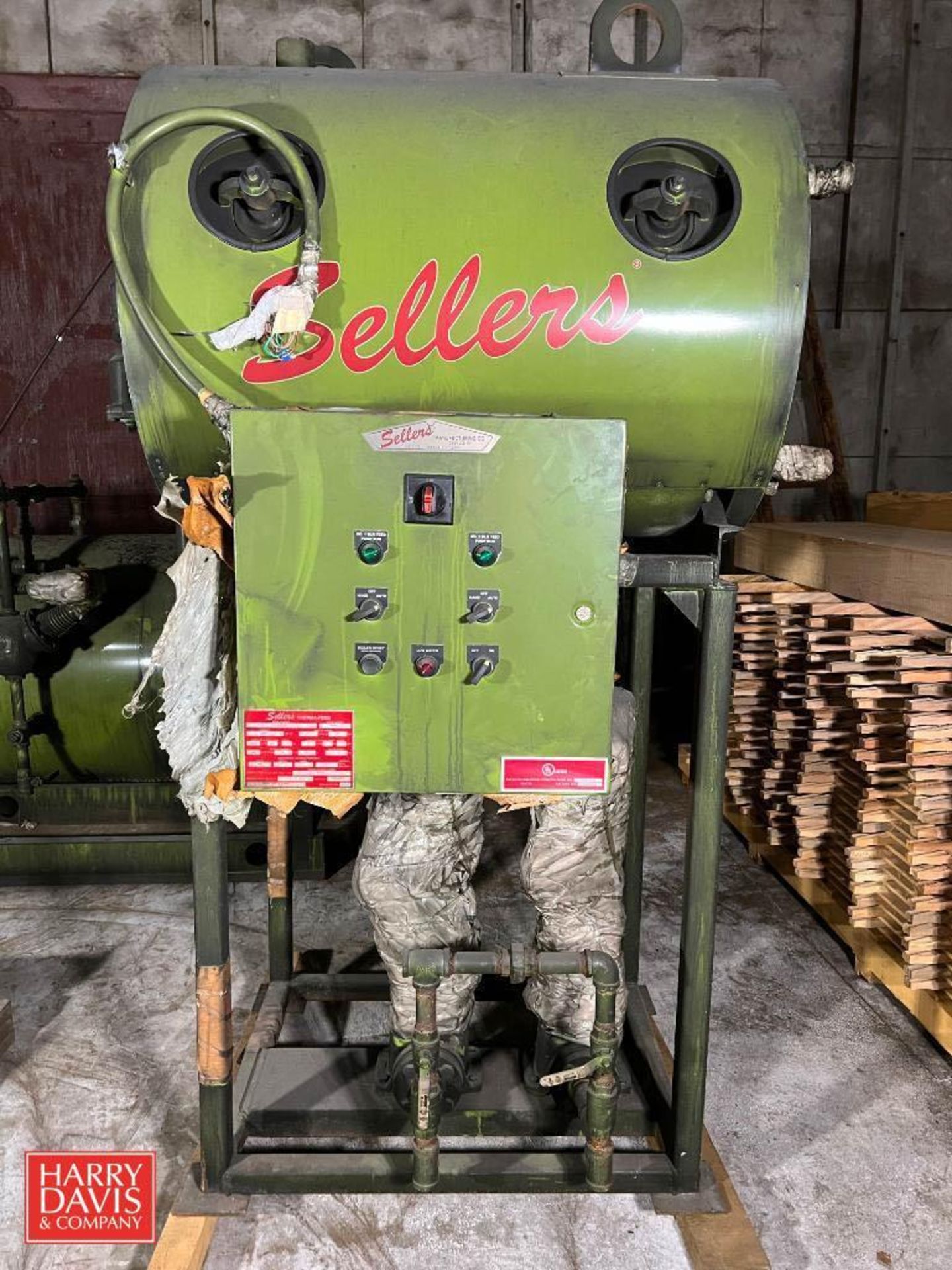 Sellers Manufacturing 50 HP Propane Boiler, Model: 50HP-77C X-Series NOx, S/N: 105633 - Image 4 of 6