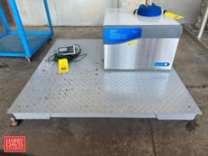 Global Industrial 5,000 LB Capacity Pallet Scale with Digital Display, Dimensions = 47" x 47"
