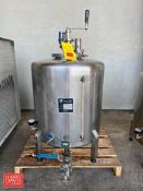 Cascade Sciences 32 Gallon S/S Tank with Manual Agitation, S/S Ball and Pop-Off Valves and Pressure