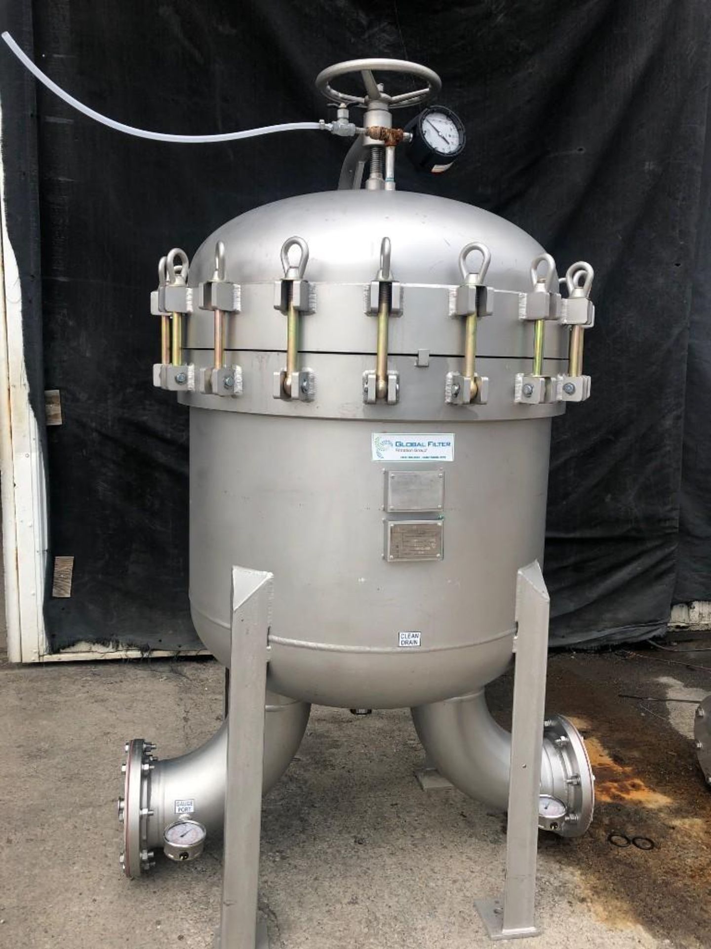 NEVER INSTALLED 2018 Global Filter, Series: GMBV, S/S Multi-Bag Liquid Vessel, S/N: GL-43190