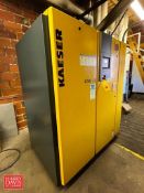 Kaeser 75 HP, 175 PSIG Air Compressor, Model: CSD 75, S/N: 1043 with 200 PSI Vertical Air Receiver