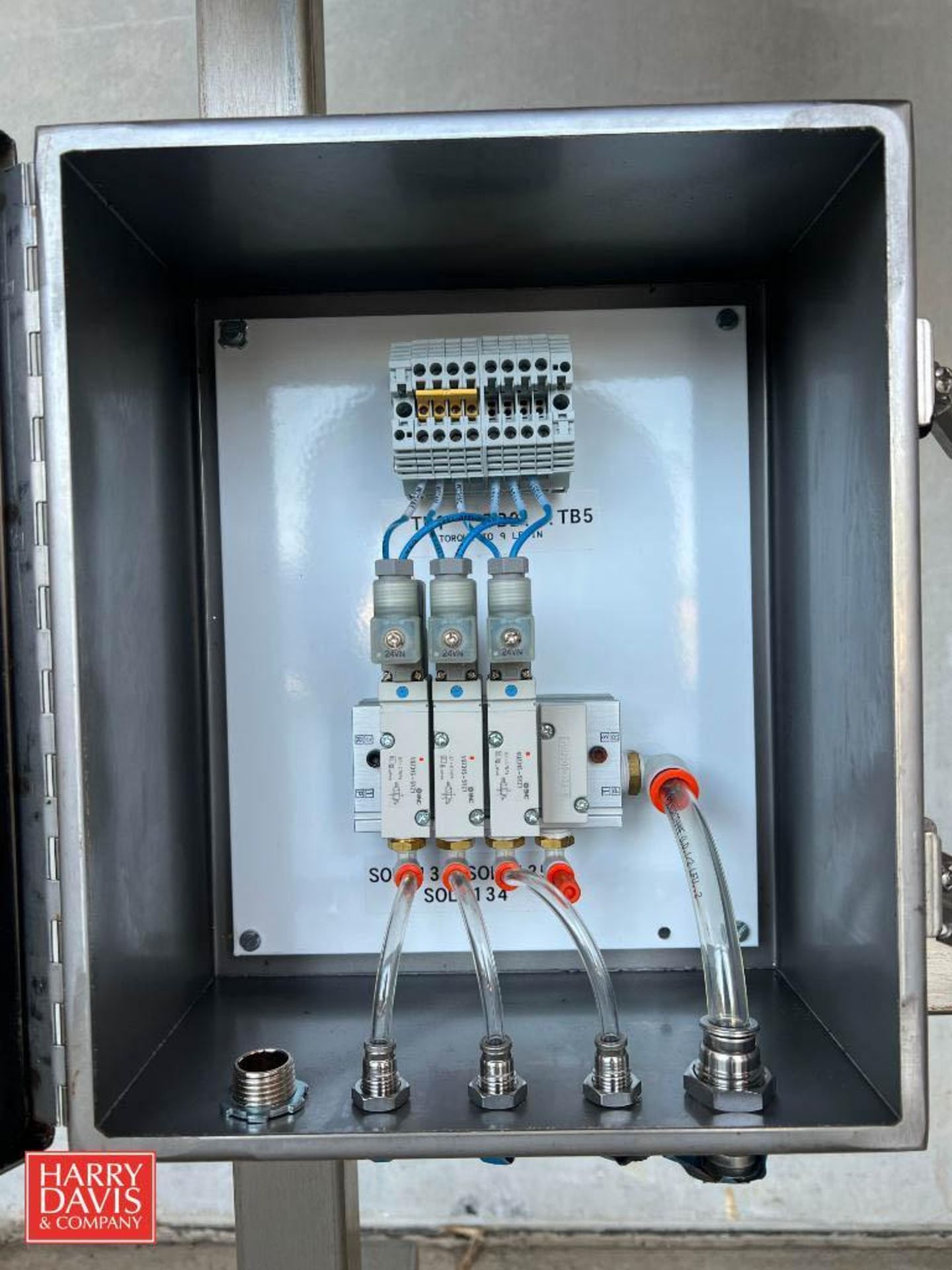 Allen-Bradley MicroLogix 1400 PLC with (2) I/O Cards, PanelView 800 Touch Screen HMI - Image 3 of 5