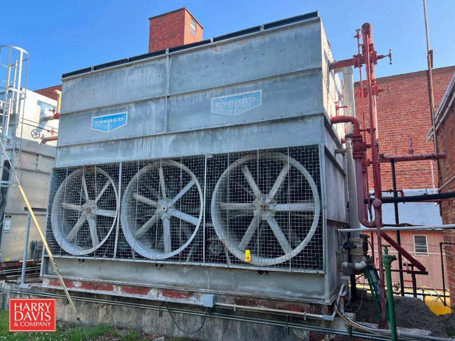 Evasco Evaporative Condenser, Model: PMC-490N, S/N: 879087 LH - Rigging Fee: $3500