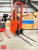 Presto 675 LB Capacity Electric Pallet Lift, Model: C62A-15LC, S/N: V65049-1/1318711-1 with Self