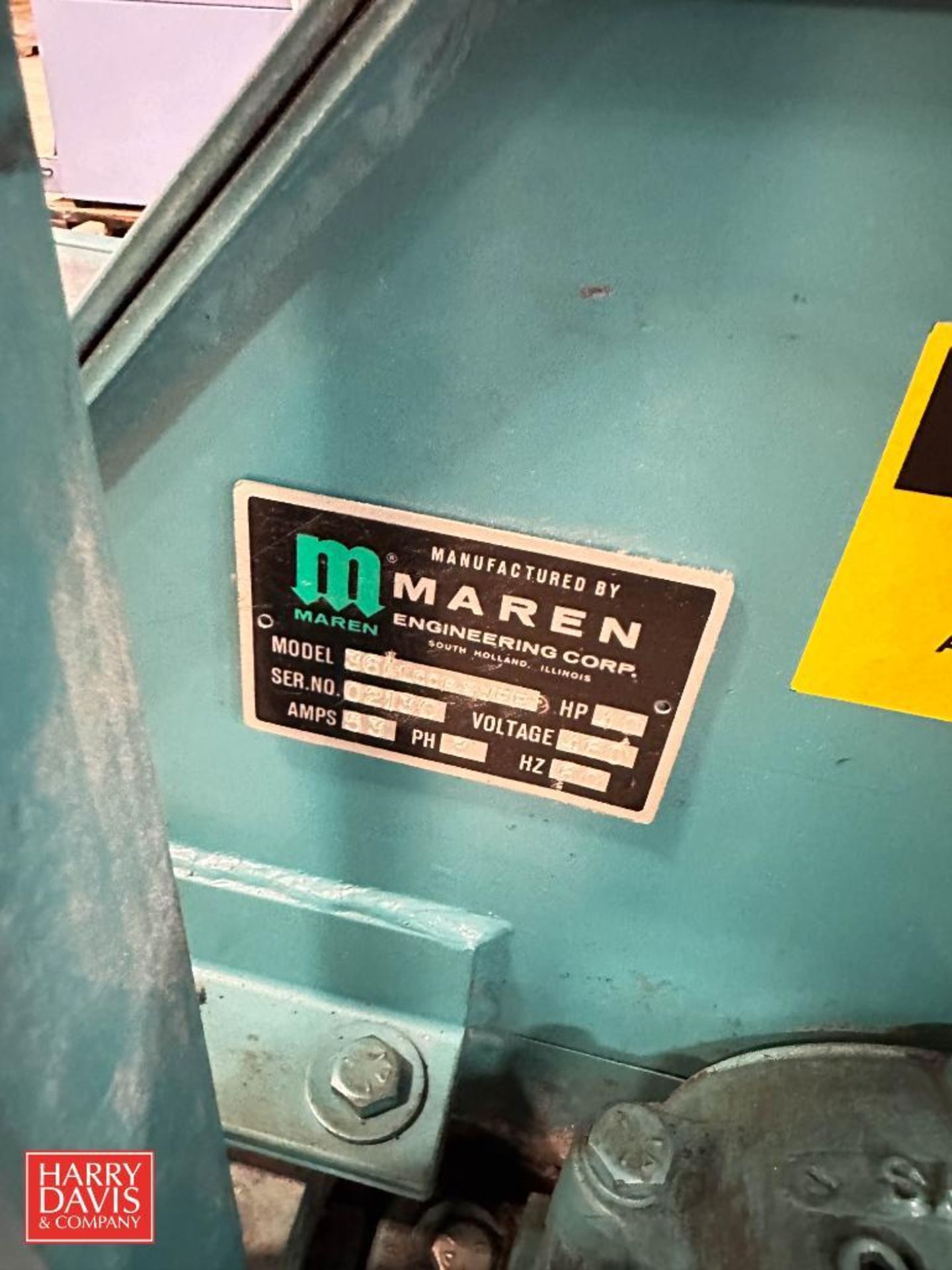 Marem 40 HP Shredder, Model: 36 Floor SWEE, S/N: 02130 - Rigging Fee: $250 - Image 2 of 3