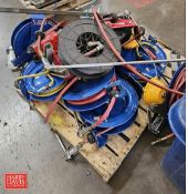 Pallet: Compressed Air Hose Reels (Location: Carson, California) - Rigging Fee: $25