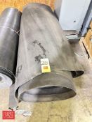 3MM Thick Conveyor Belting, Dimensions = 190' Length x 59.5" Width - Rigging Fee: $50