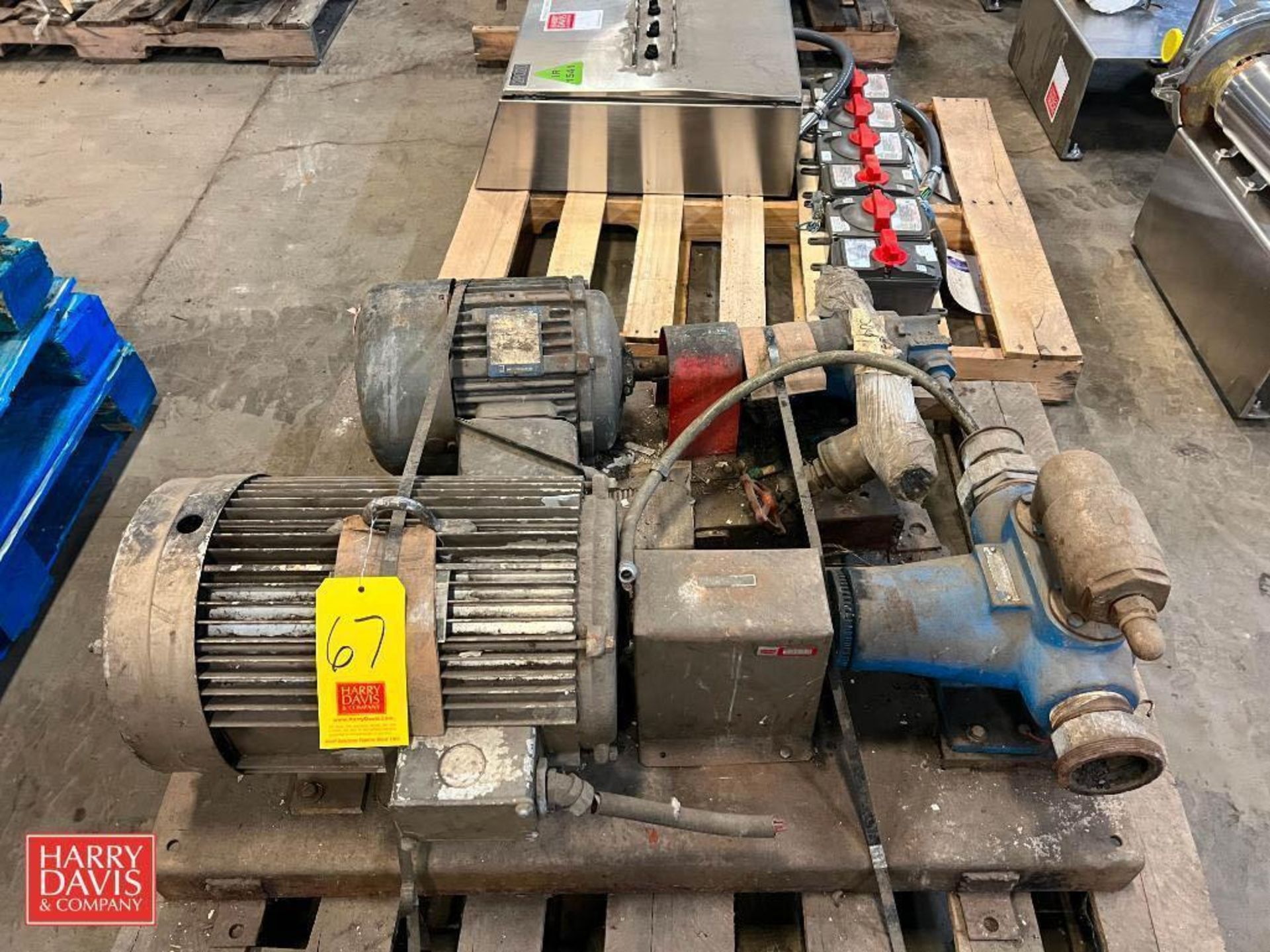 (2) Pumps - Rigging Fee: $100