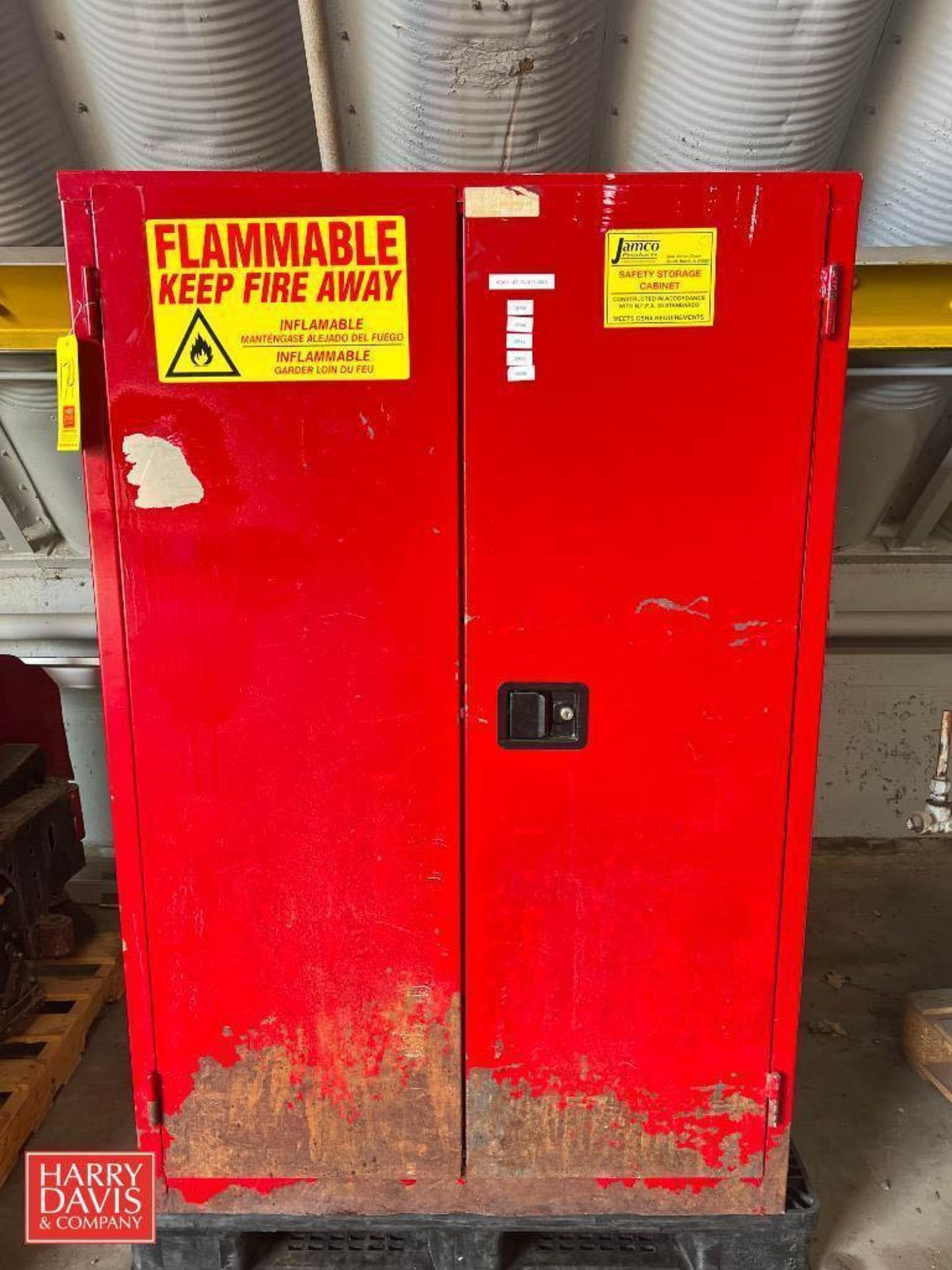 Jamco Products Safety Storage Cabinet, 43" x 34" x 65" - Rigging Fee: $75