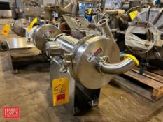 Waukesha Cherry-Burrell Centrifugal Pump with Baldor S/S Clad 2 HP 1,755 RPM Motor, Mounted on S/S
