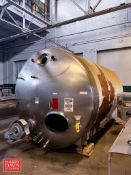 DCI 3,000 Gallon Jacketed S/S Tank, S/N: 97-D-56002 with Horizontal Agitation - Rigging Fee: $1,625
