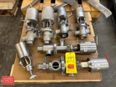 S/S 3 and 2-Way Air Valves, up to 2.5" and Air Valve Parts (Location: Le Mars, IA)