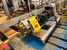 SPX/WCB Positive Displacement Pump, Mounted on S/S Base (Location: Le Mars, IA) - Rigging Fee: $75