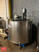 300 Gallon Insulated Dual Hinged Lid S/S Tank with Vertical Agitation and Allen-Bradley Soft Starter