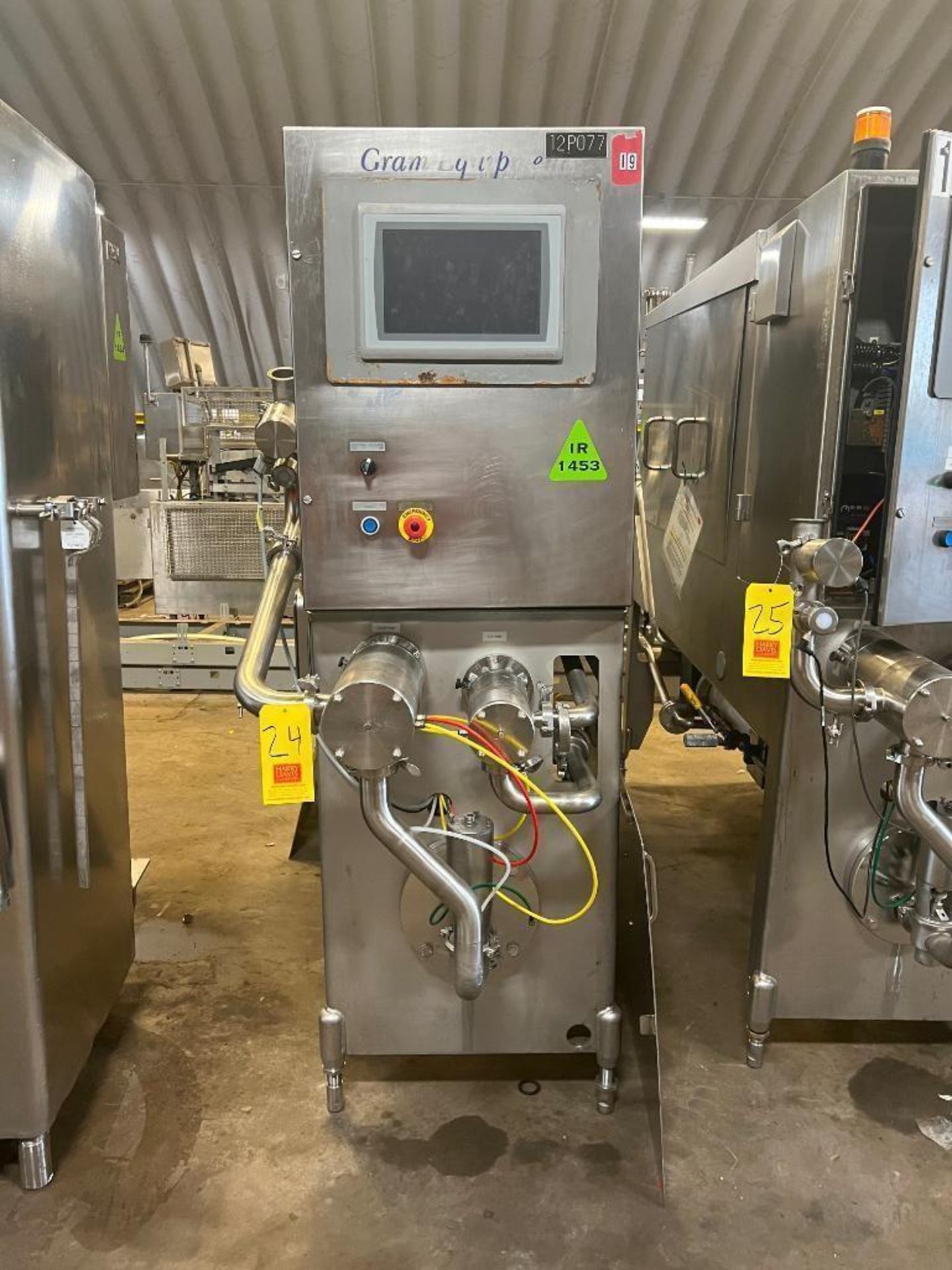 Gram Ice Cream Freezer, Model: GIF 2000 with Allen-Bradley PanelView Plus Touch Screen HMI