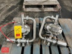 Ampco Positive Displacement Pump Heads, Model: RBZP2-018-SM with 2-Way 2" S/S Air Valves