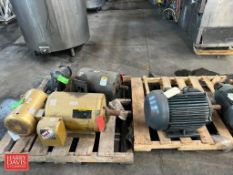 Assorted Motors, Including: Baldor, Nema and Nord, up to 30 HP - Rigging Fee: $125