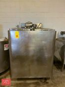 200 Gallon x 2-Compartment Insulated S/S Flavor Tank with (2) Vertical Agitators and (1) Motor