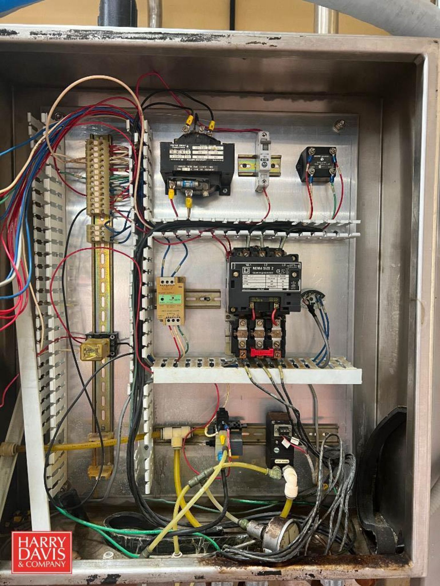 S/S 150 Gallon Tank CIP Skid with Partlow Chart Recorder , Model: MRC 7000, Centrifugal Pump - Image 4 of 4