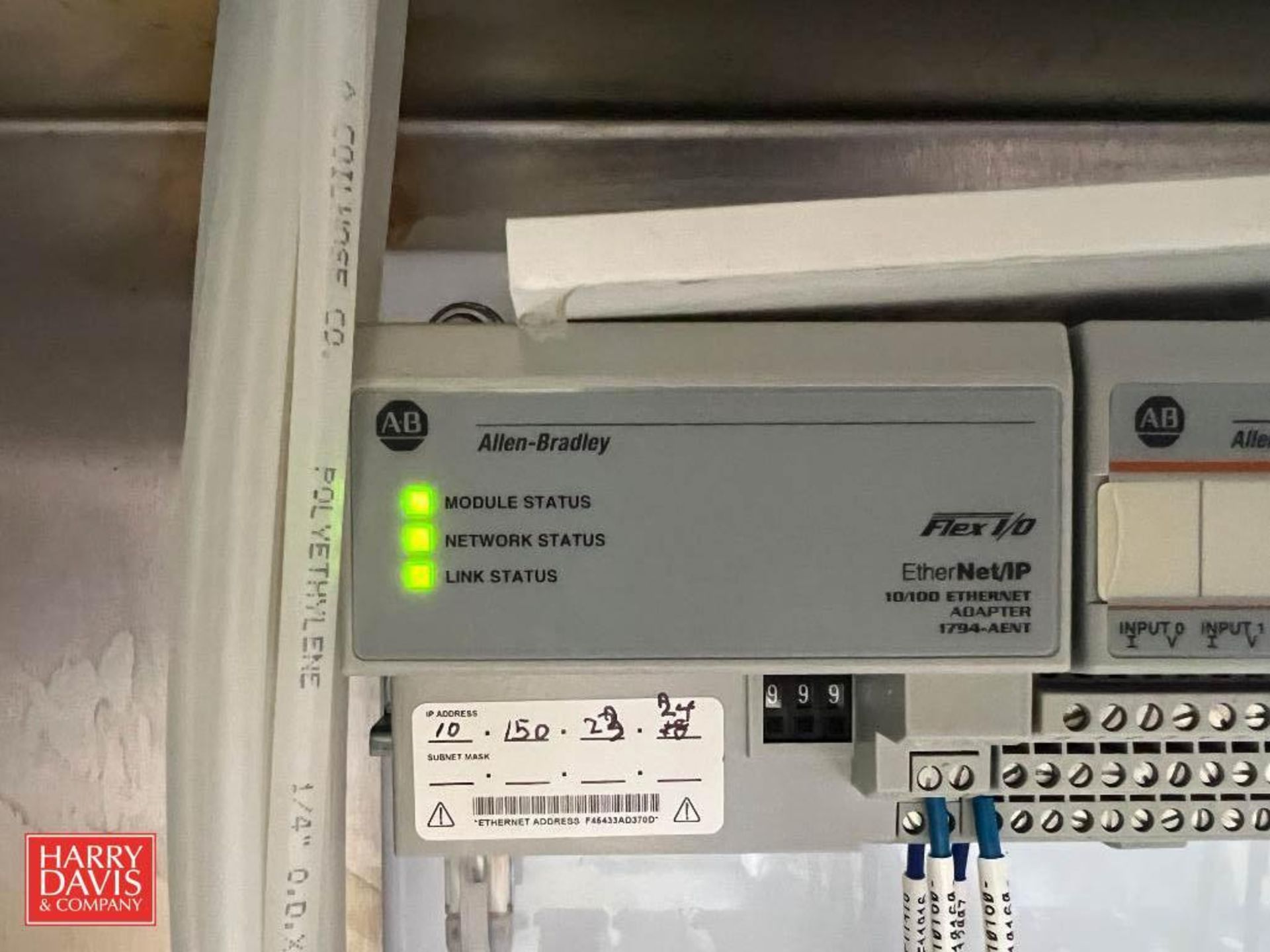 Allen-Bradley Flex I/O Ethernet/IP PLC with (7) I/O Cards, Power Supply and S/S Enclosure - Image 2 of 2