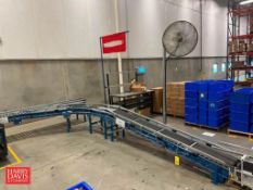 Dematic Incline Power Belt and 45° Roller Conveyor - Rigging Fee: $500