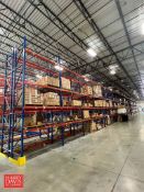 Sections Pallet Racking, Dimensions = 20' Height x 8' Width - Rigging Fee: Contact HDC
