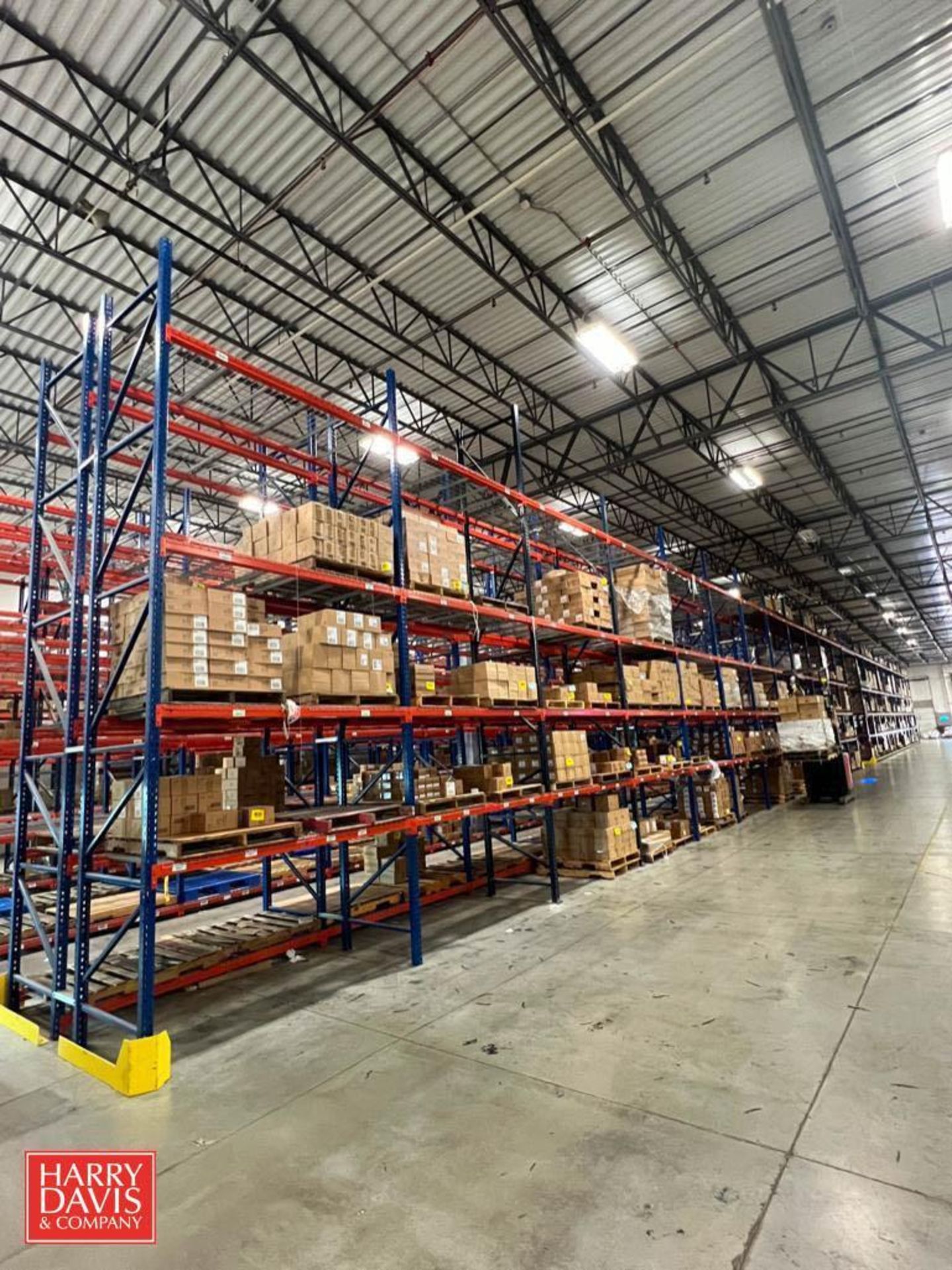 Sections Pallet Racking, Dimensions = 20' Height x 8' Width - Rigging Fee: Contact HDC
