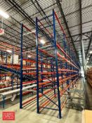 Sections Double Pallet Racking, Dimensions = 18' Height x 8' Width x 8' Depth