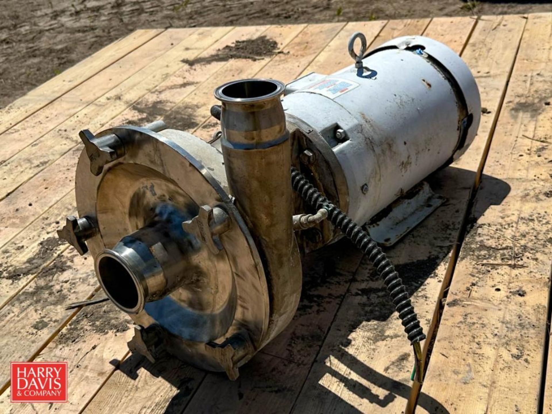 Fristam Centrifugal Pump with 5 HP Motor - Rigging Fee: $75 - Image 2 of 4