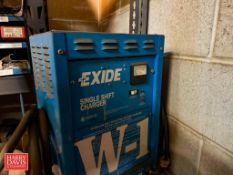 Exide Single Shift Battery Charger - Rigging Fee: $35