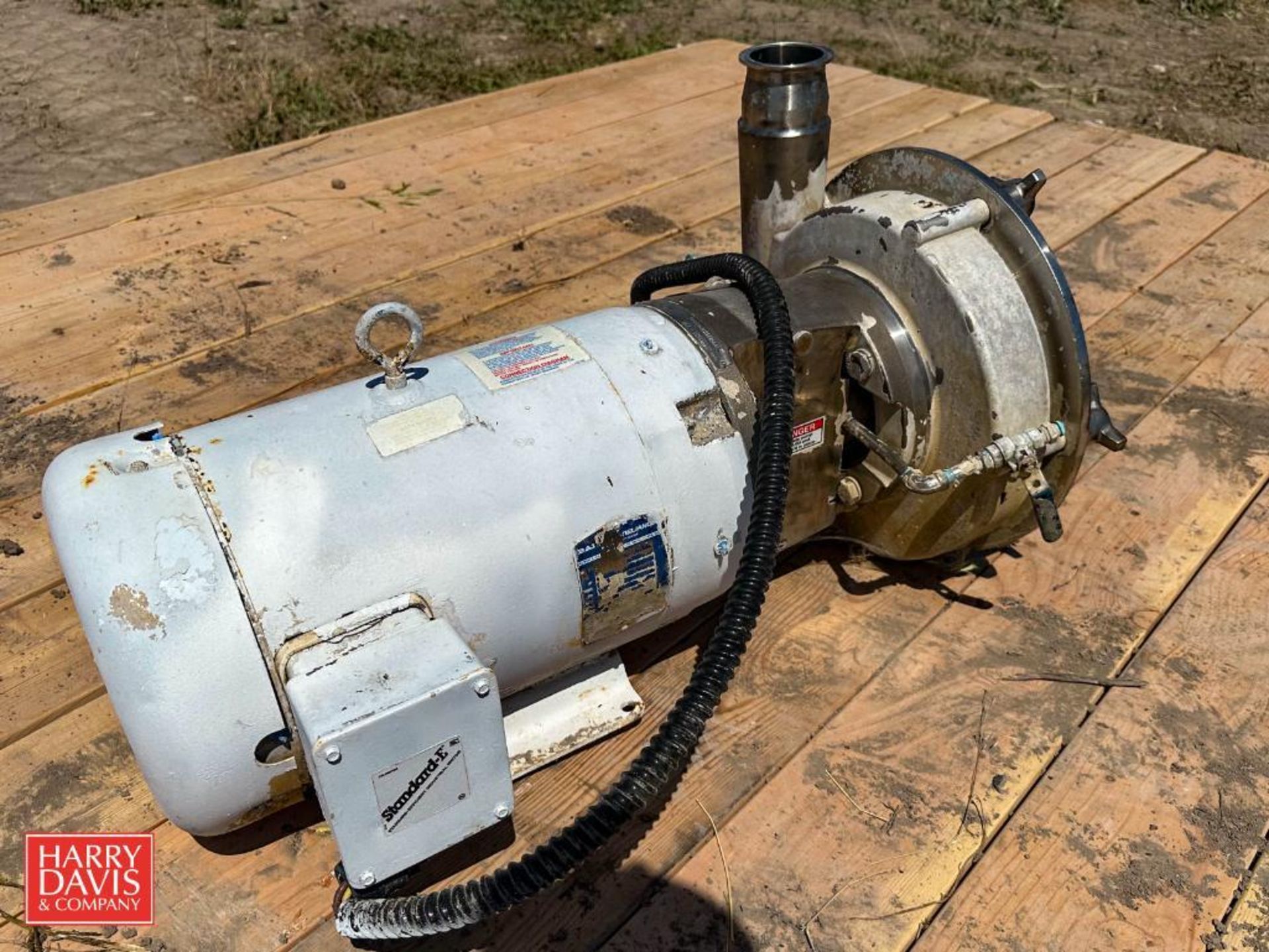 Fristam Centrifugal Pump with 5 HP Motor - Rigging Fee: $75 - Image 3 of 4