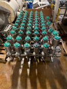(55) Tri-Clover 2" S/S Air Valves in Manifold - Rigging Fee: Contact HDC