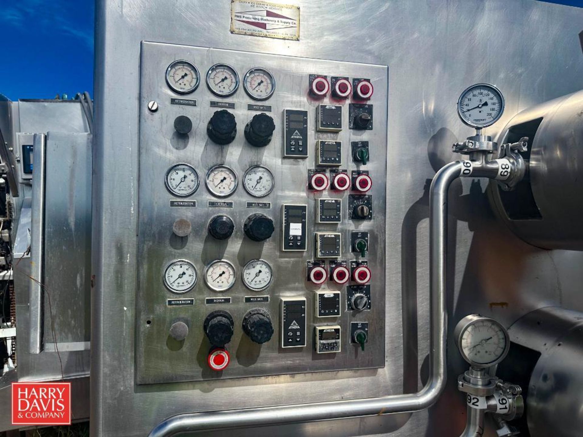 Cherry-Burrell 3-Barrel Ice Cream Freezer, Model: 8351099, S/N: CR7471 - Rigging Fee: $750 - Image 5 of 6