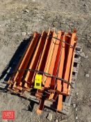 Sections Pallet Racking Guards and Cross Pieces - Rigging Fee: $35